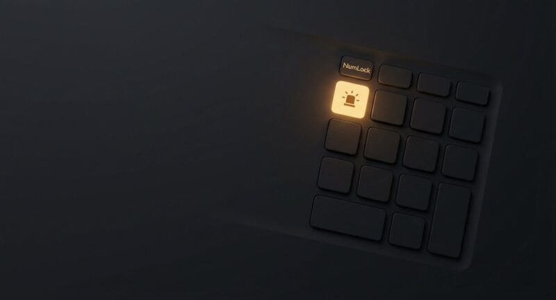 NECのパソコンでNumLockを固定するための設定手順とトラブル対策の解説スライド