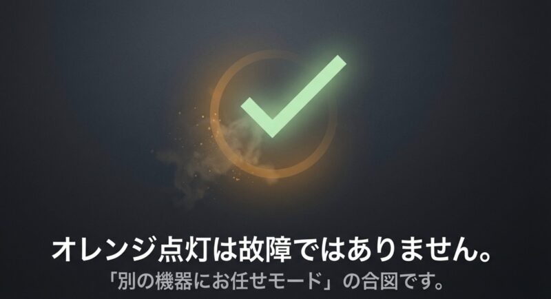 NECルーターのアクティブランプがオレンジ点灯している状態は故障ではなく別の機器にお任せモードの合図